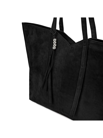 FREDs BRUDER All About Beads Shopper Tasche Leder 39 cm in black