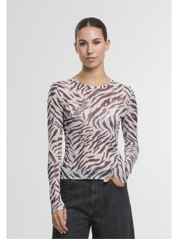 Noisy may Noisy may NMJUDITH L/S MESH TOP BG NOOS in black