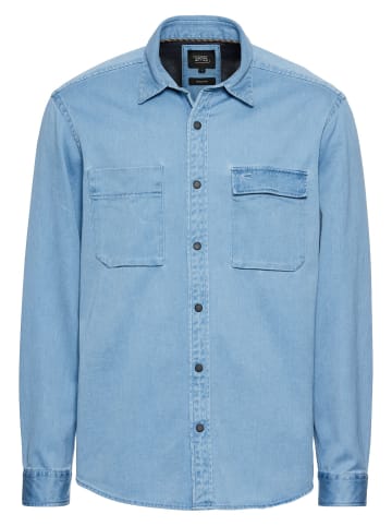 Camel Active Hemd aus reiner Baumwolle in Blau