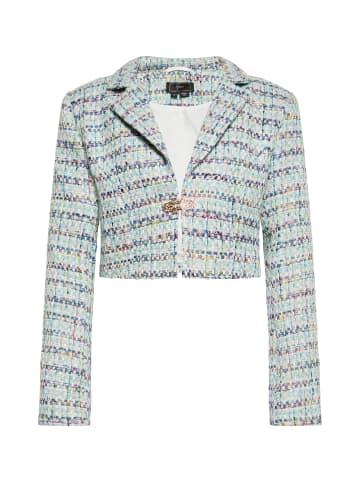faina Damen Kurzblazer in Blau Mehrfarbig