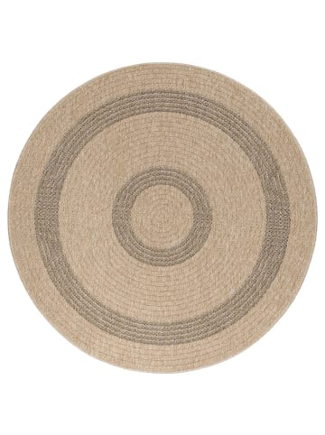Melius Vivere Outdoor Teppich COMILLA Schwarz Rund