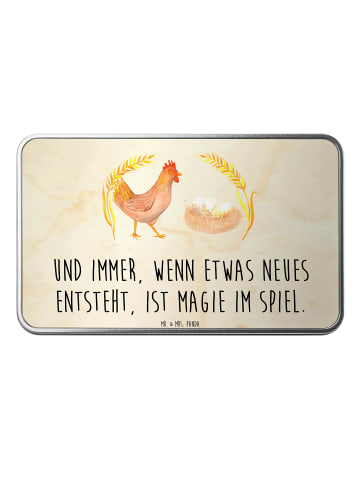 Mr. & Mrs. Panda Keksdose Huhn Stolz mit Spruch in Vintage