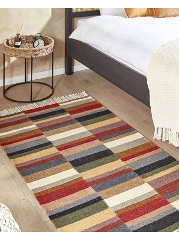 Beliani Kelim MUSALER in Bunt - (W) 80 x (L) 150 cm
