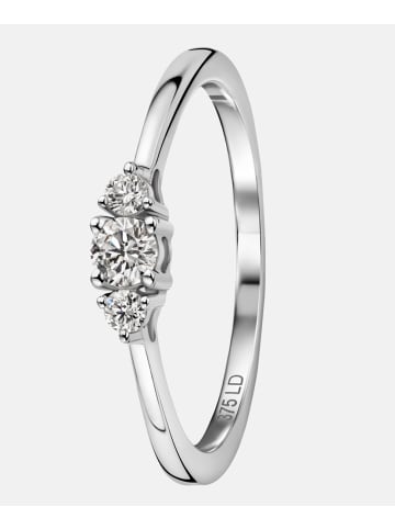 Diamant L'éternel Ring aus 375 Weißgold mit 0.15 Karat Diamant