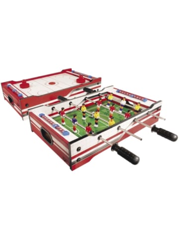 Carromco Aktionsspiel Airhockey und Kicker Multiaufleger 2-in-1 Flip - ab 8 Jahre