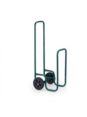 relaxdays Kaminholzwagen in Grün - (B)41 x (H)109,5 x (T)45 cm