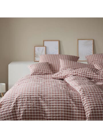 Elegante Bettwäsche Lilly in ziegel