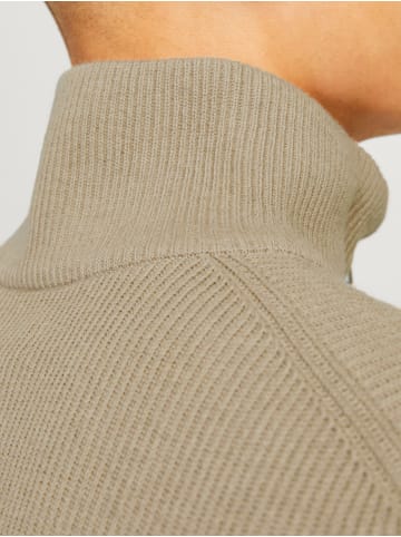 Jack & Jones Gemütlicher Pullover für kühlere Tage, mit Rundhalsausschnitt. in Beige