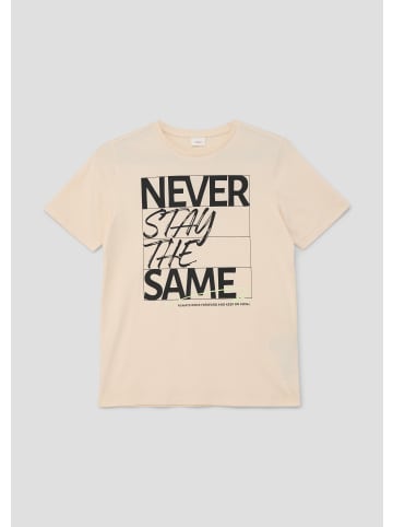 s.Oliver T-Shirt kurzarm in Beige