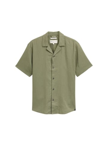 TOM TAILOR Denim Halbarmhemd in tree moss green