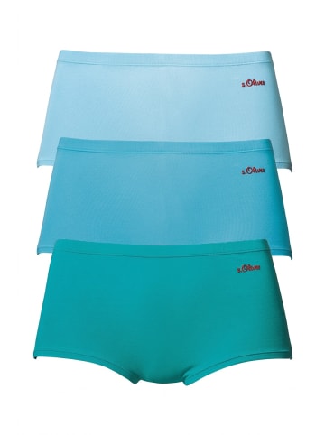 s.Oliver s.Oliver Bodywear Panty (3 Stück) in petrol-türkis