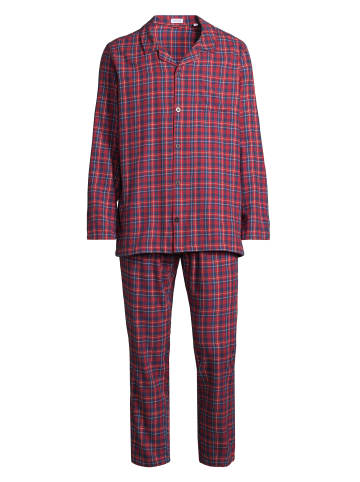 Seidensticker Pyjama Soft Flannel in Rot