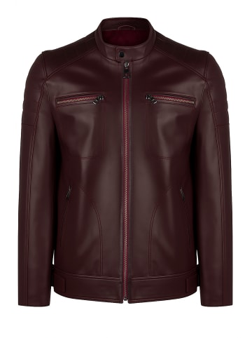 Felix Hardy Lederjacke in Bordeaux