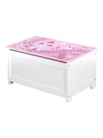 roba Truhenbank Krone – rosa/pink Sitz- & Aufbewahrungstruhe fürs Kinderzimmer