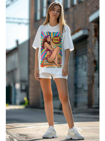 Reichstadt Reichstadt Oversized T-Shirt Damen  24RSW057 Retro Vibes S