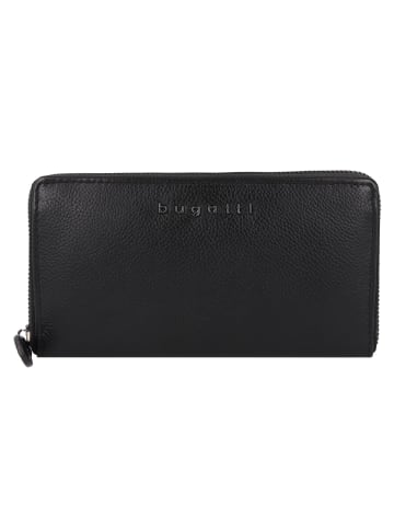 Bugatti Bella Geldbörse RFID Schutz Leder 19 cm schwarz