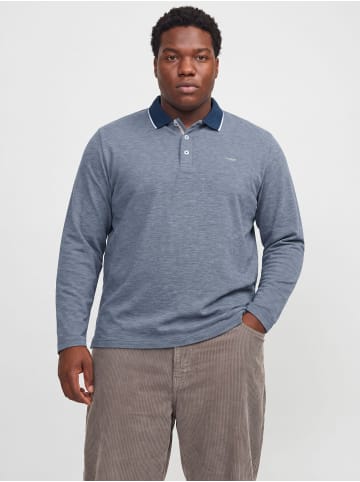 JACK & JONES PLUS Poloshirt in Insignia Blue
