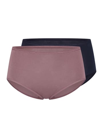 Schiesser Midislip Modal Essentials in dunkelblau, pflaume
