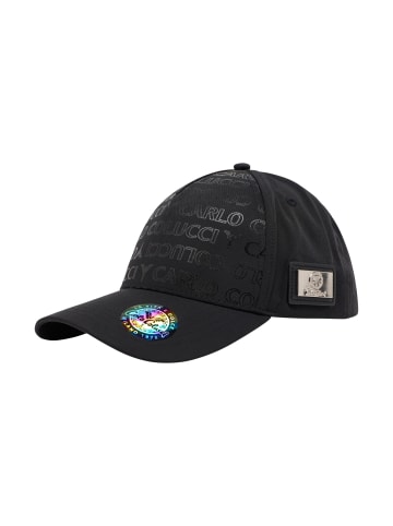 Carlo Colucci Baseball Cap Dibiasi in Schwarz
