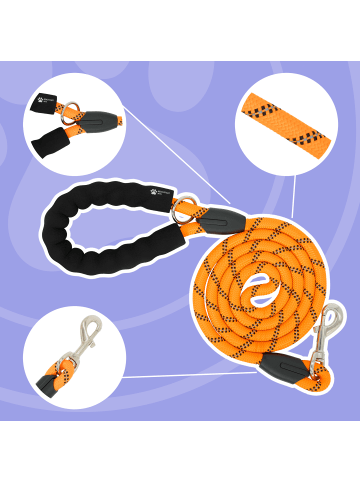 Reichstadt Hundeleinen Nylon in Orange