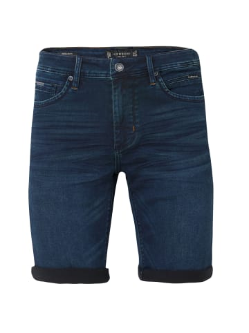 KOROSHI RegulÃ¤re jeans-bermuda-shorts mit fÃ¼nf taschen in blau