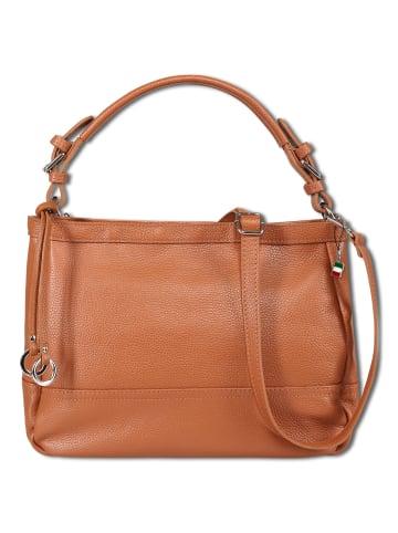 Florence Florence Schultertasche Leder mittelbraun ca. 38cm