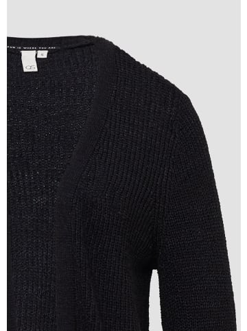 QS Strickjacke langarm in Schwarz