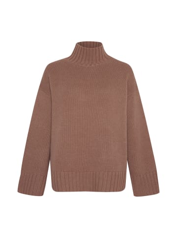 Style Republic Rollkragenpullover OVERSIZED BOXY Kaschmir-Woll-Gemisch in Mocha