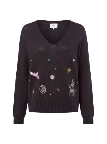 NÜMPH Strickpullover Nualmut in anthrazit - 0001