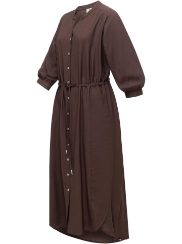 ragwear Blusenkleid Trea Dress in Dark Choco
