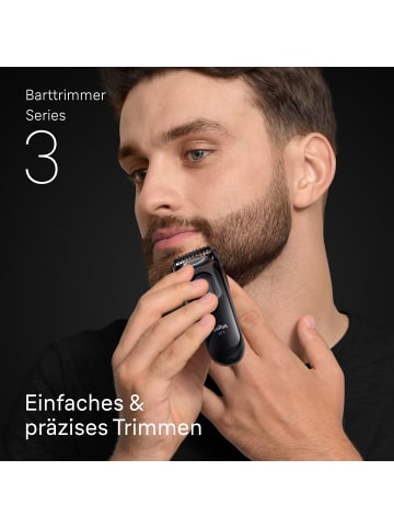 Braun Barttrimmer „Series 3 BT3520“ in Black/Blue