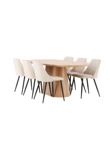 ebuy24 Essgruppe Stjärnö (7-teilig) Natur 90 x 200 cm