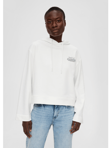 s.Oliver Sweatshirt langarm in Creme