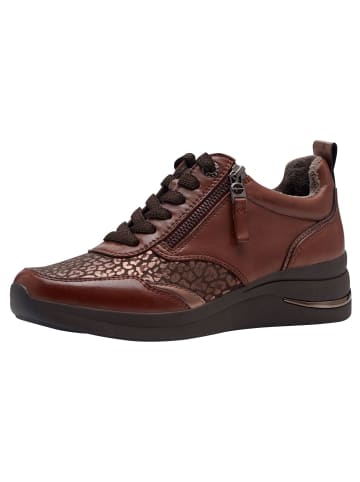 Tamaris COMFORT Sneaker in COGNAC NAPPA