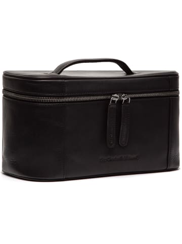 The Chesterfield Brand Wax Pull Up Kulturbeutel Leder 29 cm black