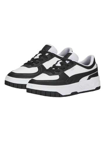 Puma Cali Deam Lth Wns Low-Top-Sneaker mit Schnürung Schwarz
