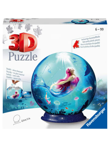 Ravensburger Ravensburger 3D Puzzle 11250 - Puzzle-Ball Bezaubernde Meerjungfrauen - 72...