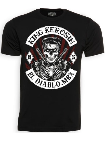 King Kerosin T-Shirt in Schwarz