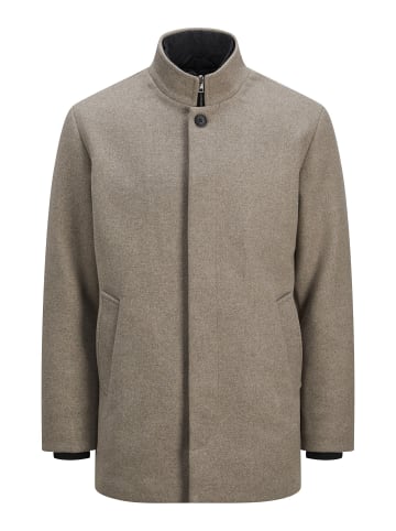 Jack & Jones Wollmantel in Greige