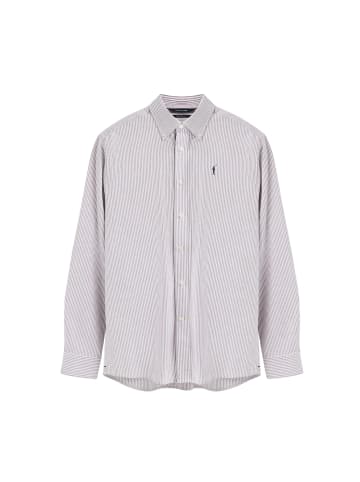 Polo Club Hemd MAN RIGBY GO VASSAR STRIPES LONG SLEEVE REGULAR FIT in Granat