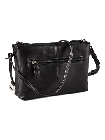 PICARD Really Umhängetasche Leder 24 cm schwarz