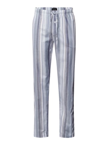 Hanro Pyjamahose Night & Day in smokey blue stripe