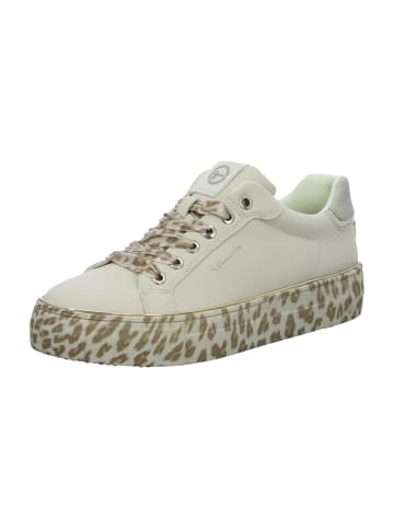 Tamaris Plateau Sneaker in Beige
