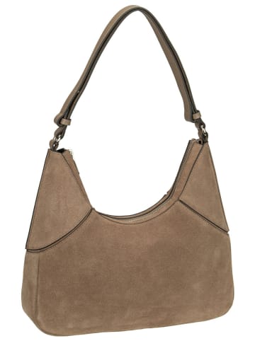 LIEBESKIND BERLIN Handtasche Lilly S Suede in Neutral Gray