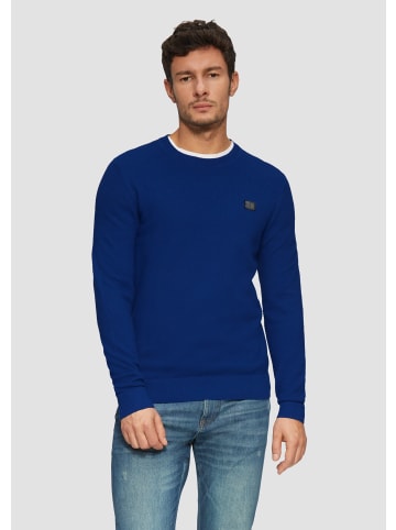 s.Oliver Strickpullover langarm in Blau
