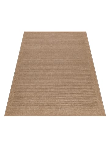 KADIMA DESIGN Teppich Outdoor Flachgewebe Vintage Polypropylen Balkon in Beige