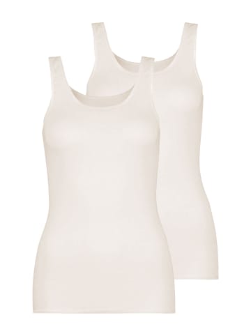 Nina von C. 2er Pack Damen Achseltop in champagner