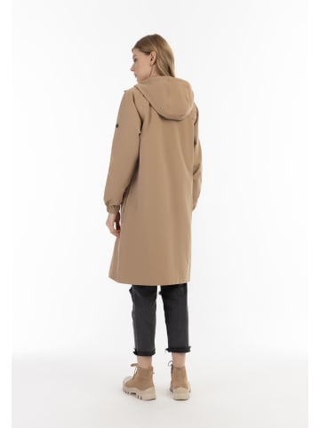 DreiMaster Damen Leichter Baumwollparka in Dunkelbeige