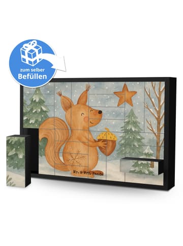 Mr. & Mrs. Panda Befüllbarer Adventskalender Eichhörnchen Weihna... in Weiß