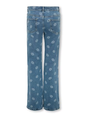 KIDS ONLY Jeans mit weitem Bein in Medium Blue Denim